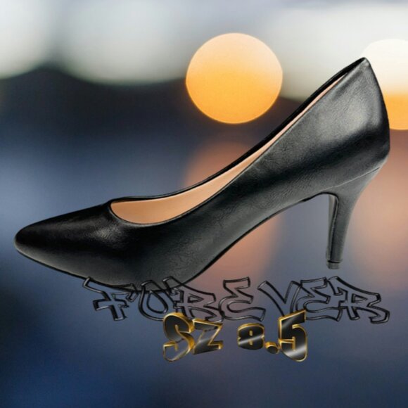 Forever 21 Shoes - Forever Black Heels Size 8.5 NIB